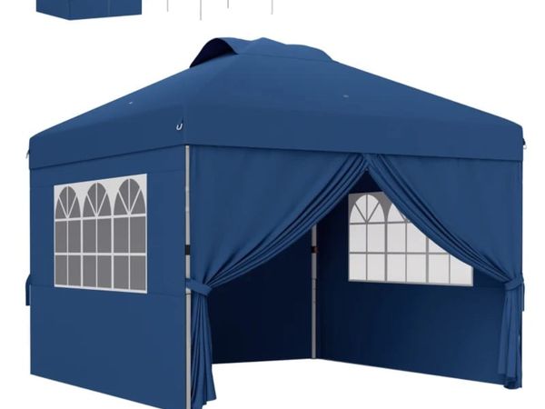 Pop-Up Folding Marquee Canopy 3 x 3 Adjustable Hei - Main image