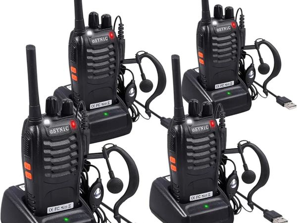 Walkie Talkie 2 pair PMR446 License-free 2 Way Rad - Main image