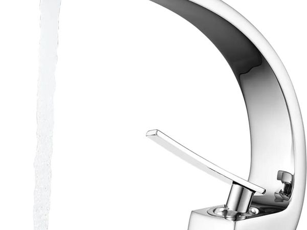 Bathroom Taps Basin Mixer Tap Chrome Single Lever - Main image