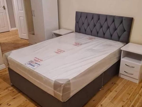New Divan Beds With Mattresses Free Delivery - Main image
