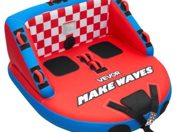 Towable Tubes for Boating, 2-Rider Inflatable Towa - Main image