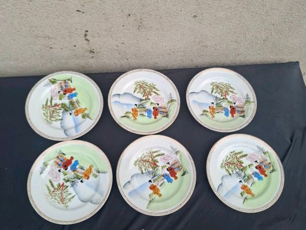 Vintage EAC 18cm sides plates postage possible - Main image