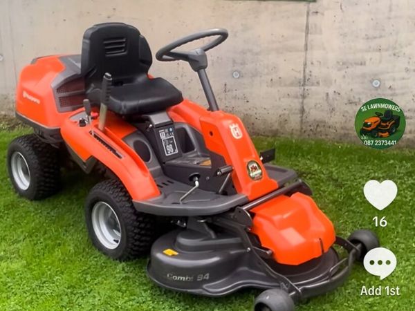 Husquvana front deck lawnmower for sale - Main image