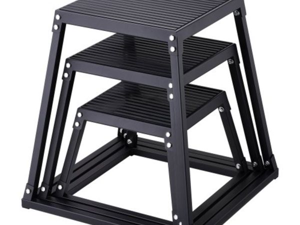 Plyometric Jump Boxes, 12/18/24 Inch Plyo Box, Pla - Main image