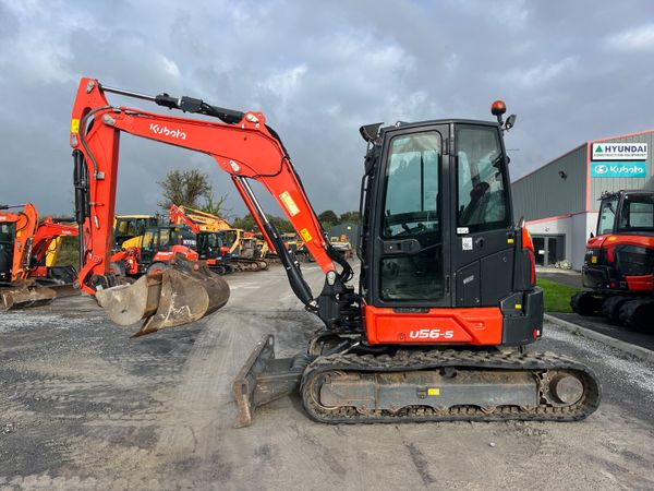 2020 Kubota U56-5 Mini Excavator - Main image