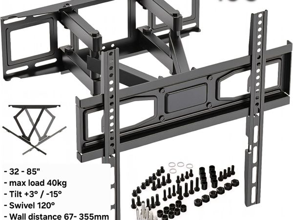 Tv Wall Mount Bracket  Swivel Full Motion 32-85" - Main image