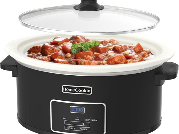 8 Quart Programmable Slow Cooker with Timer - Main image