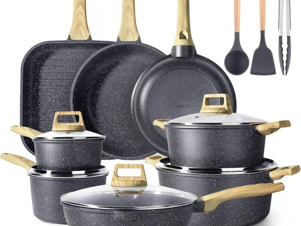 17pcs Pots and Pans Set Non Stick Fryingpan - Main image