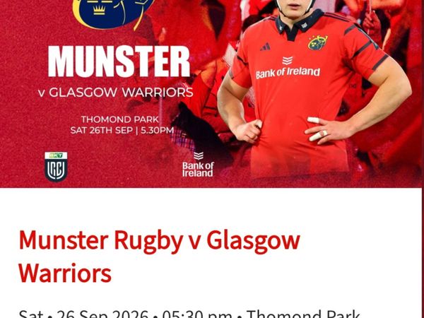 Munster Rugby Ticket - Main image