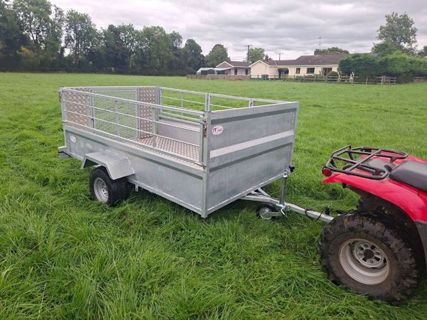8x5 Quad/Car Trailer with Lamb gate - Main image