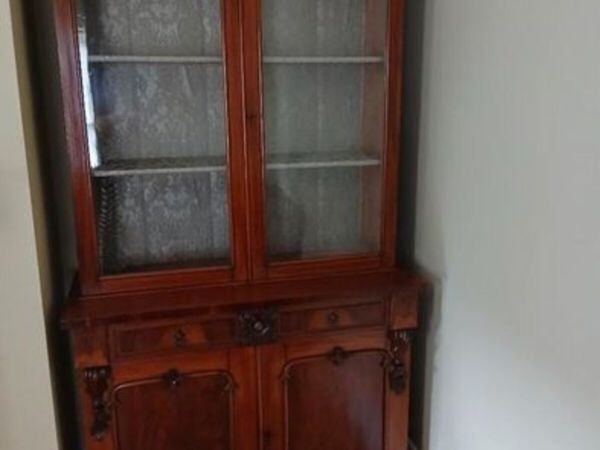 ANTIQUE DISPLAY CABINET - Main image