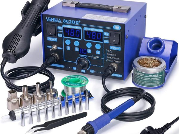 Digital Hot Air Rework & Soldering Station - Main image