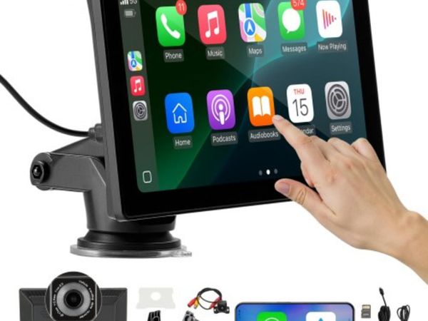 Wireless Car Stereo, 254 mm HD Portable Radio Touc - Main image
