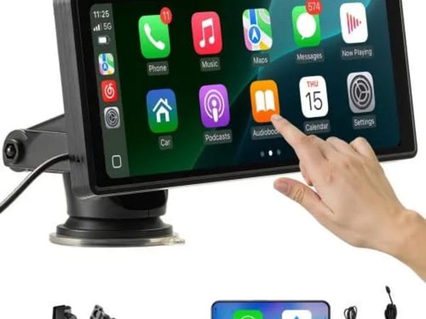 Wireless Car Stereo, 254 mm HD Portable Radio Touc - Main image