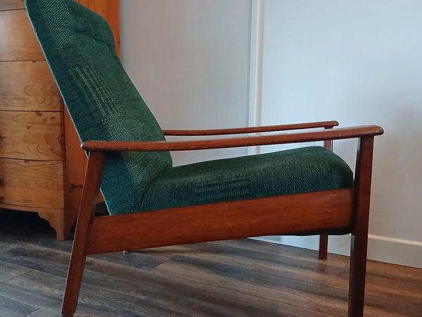 Mid Century Scandinavian style Recliner Open Armch - Main image