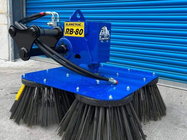 Slanetrac RB80 Mini Digger Brush Attachment - Main image