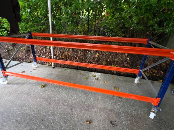 Large Workbench Like New w/ Castors - Main image