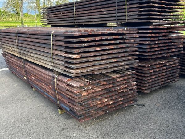 Genuine Creosote treated D Rail Fencing rails - Main image