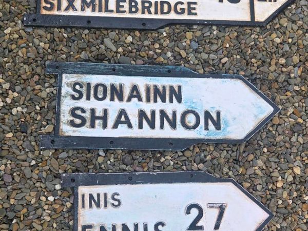 Old  original road  signs  in good condition - Main image