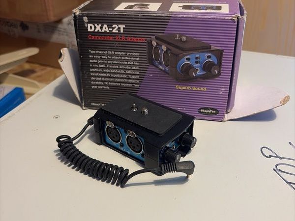 Camcorder XLR adaptor. - Main image