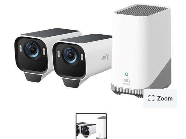 24hr 4k CCTV rechargeable eufy s330pro - Main image