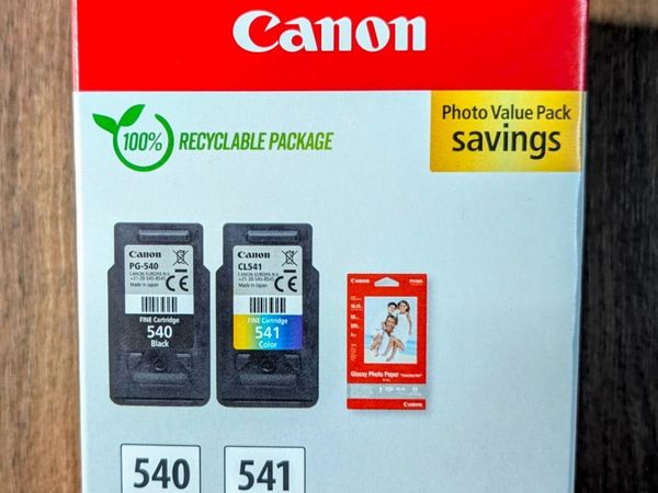 Canon 540 and 541 printer ink pack - Main image