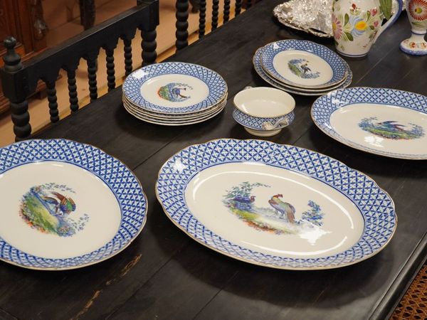 Antique Corona Ware “Chantilly” Pottery Lot - Main image