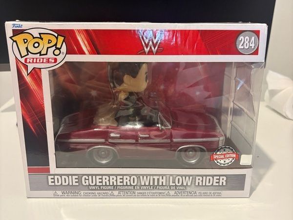 Eddie guerrero Funko pop with low rider - Main image