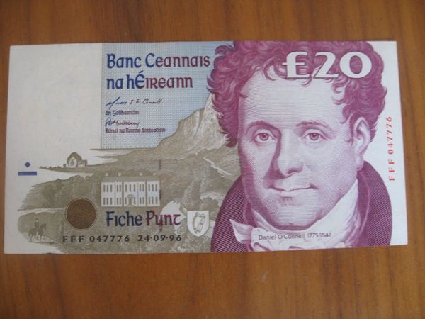 20 Pound C Series Replacement Note - 70 Euros - Main image