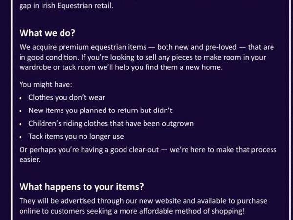 Equi Consignment Ireland - Main image