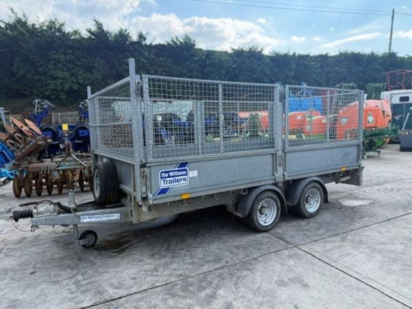 Ifor Williams LM126 Flatbed Trailer c/w Mesh Sides - Main image