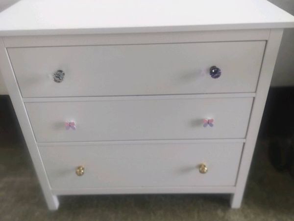Chest of 3 drawers Hemnes white - Main image