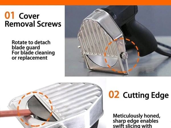 Cordless Kebab Meat Slicer 80W Electric - Main image