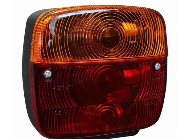 Red Amber Trailer Light - 4 Function - Main image