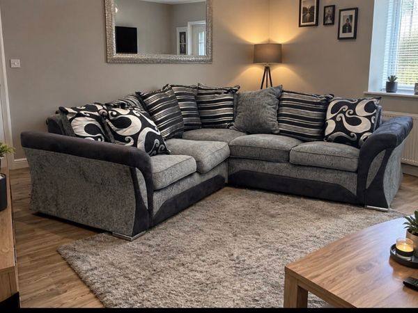 Grey Dfs Corner sofa - Main image