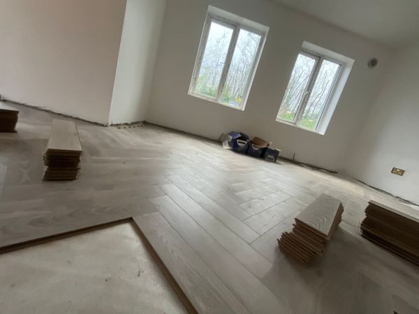 Brand new herringbone flooring - Main image