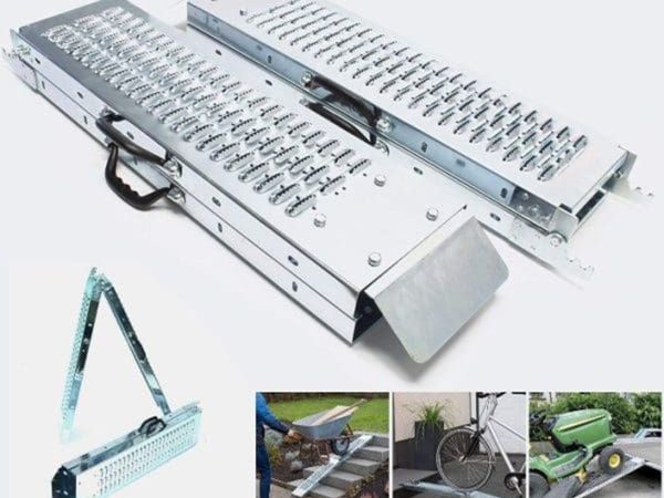 6FT 400KG FOLDING LOADING RAMPS ..FREE DELIVERY - Main image