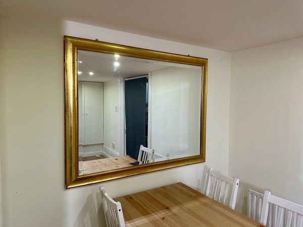 Large Vintage Gold Mirror - Main image