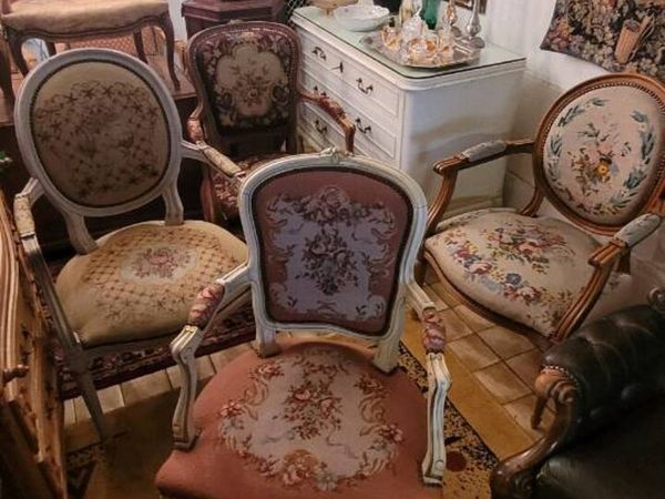6 French armchairs 120 eu.each. - Main image