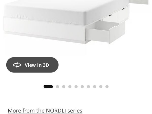 Ikea Bed and Headboard - Main image