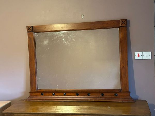 Solid oak Bedroom drawer and Mirror - Main image