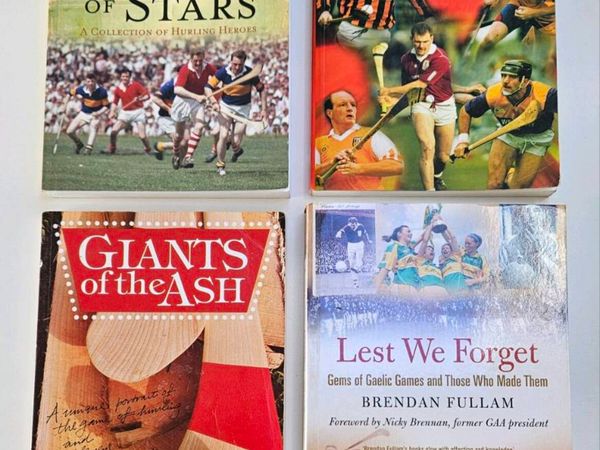 Brendan Fullam Hurling Books x 4 - GAA Books - Main image