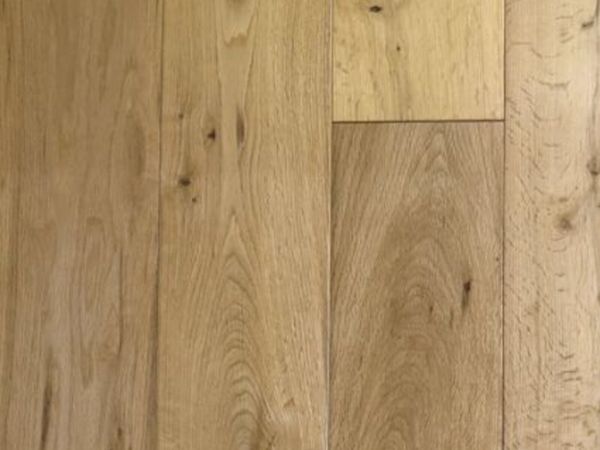 Engineered 4mm Rustic Oak Lacquered 150mm Flooring - Main image
