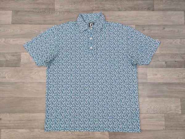 FootJoy FJ Patterned Golf Polo Shirt Mens XL - Main image