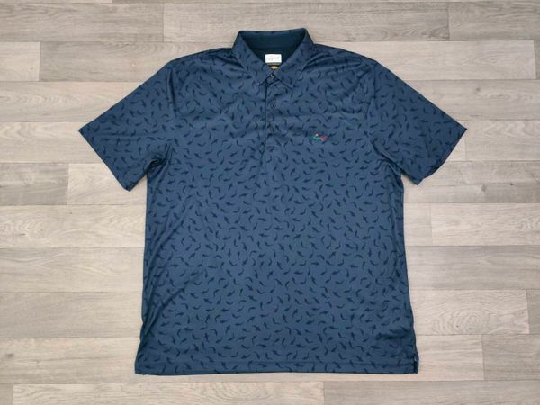 Greg Norman Shark Print Golf Polo Shirt Mens XL - Main image