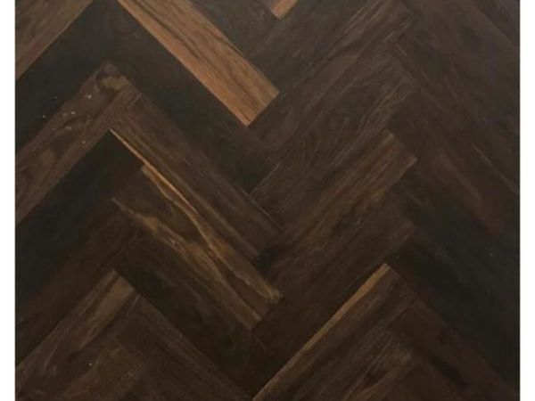 Triple Smoked Oak Prime Grade Herringbone  Price p - Main image