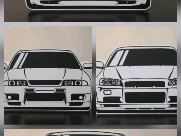 Nissan Skyline R32 R33 R34 R35 GTR led lightbox - Main image