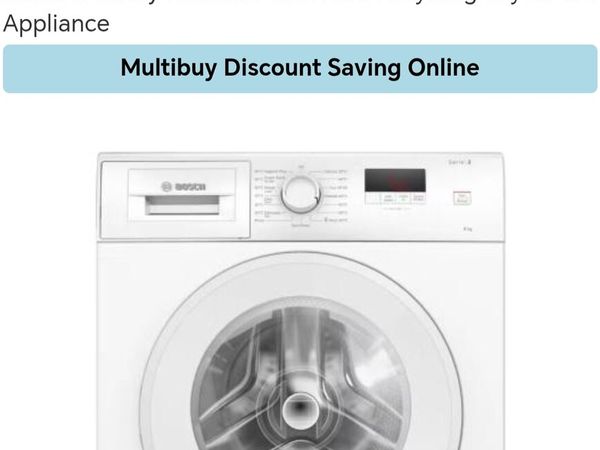 Bosch Series 2 Washing machine 8kg 1400 spin speed - Main image