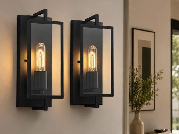 Industrial Wall Lights Sconce Lighting Metalglass - Main image