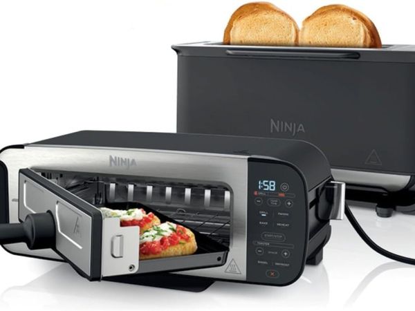 Foodi 3-In-1 Toaster Grill and Panini Press Stone - Main image